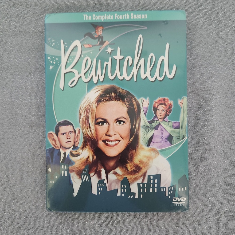 Bewitched The Complete Fourth Season DVD 4-Disc Set Elizabeth‎ Montgomery New